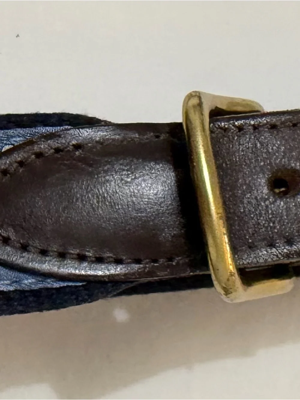 Vineyard Vines Navy Webbing Belt with Tennis Player Ribbon